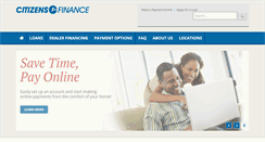 Desktop Screenshot of citizensfinance.com